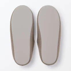 Sale Muji Chaussons mules à semelle intérieure en coton