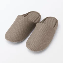 Sale Muji Chaussons mules à semelle intérieure en coton
