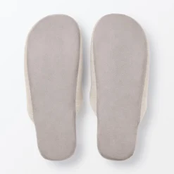 Outlet Muji Chaussons mules en coton doux