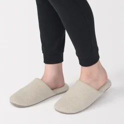 Outlet Muji Chaussons mules en coton doux