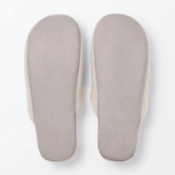 Outlet Muji Chaussons mules en coton doux