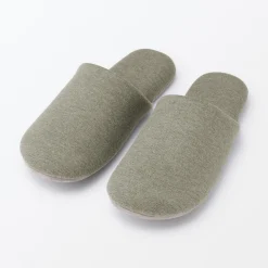 Outlet Muji Chaussons mules en coton doux