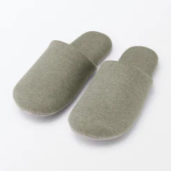 Outlet Muji Chaussons mules en coton doux
