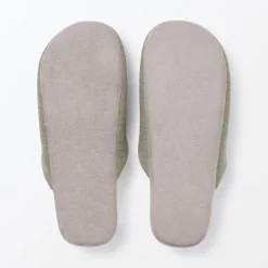 Outlet Muji Chaussons mules en coton doux