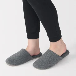 Outlet Muji Chaussons mules en coton doux