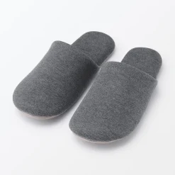 Outlet Muji Chaussons mules en coton doux