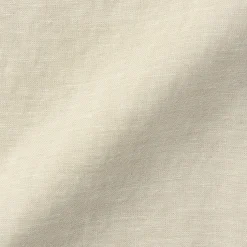 Muji Chemise à col mao en lin lavé pour homme