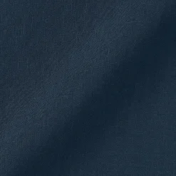 Muji Chemise à col mao en lin lavé pour homme