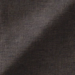 Muji Chemise à col mao en lin lavé pour homme