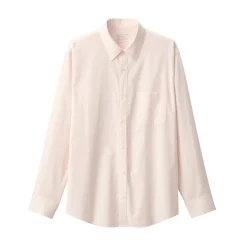 New Muji Chemise à manches longues en coton lavé homme
