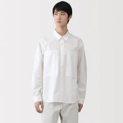Best Muji Chemise à poche en coton biologique pour homme