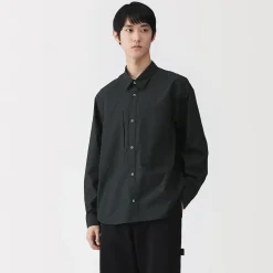 Best Muji Chemise à poche en coton biologique pour homme