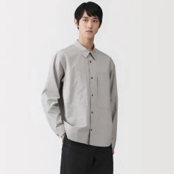 Best Muji Chemise à poche en coton biologique pour homme