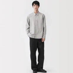 Best Muji Chemise à poche en coton biologique pour homme