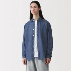 New Muji Chemise denim pour homme