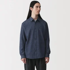 New Muji Chemise denim pour homme