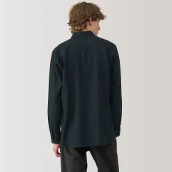 Muji Chemise en coton brossé pour homme