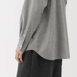 Muji Chemise en coton brossé pour homme