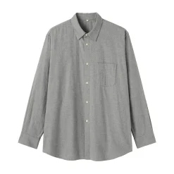 Muji Chemise en coton brossé pour homme