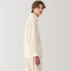 Muji Chemise en coton brossé pour homme