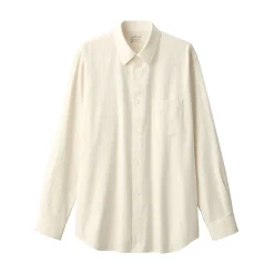 Muji Chemise en coton brossé pour homme