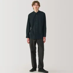 Muji Chemise en coton brossé pour homme