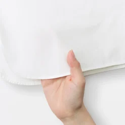 Hot Muji Chemise en coton délavé à mailles larges pour femme
