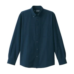 Outlet Muji Chemise en coton Oxford lavé col boutonné homme
