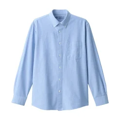 Outlet Muji Chemise en coton Oxford lavé col boutonné homme