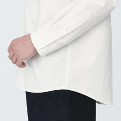 Outlet Muji Chemise en coton Oxford lavé col boutonné homme