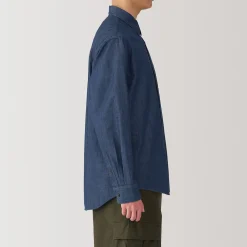 New Muji Chemise en denim pour homme