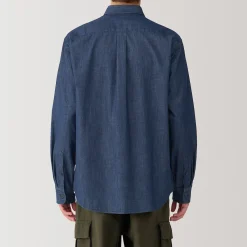 New Muji Chemise en denim pour homme