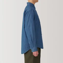 New Muji Chemise en denim pour homme