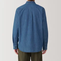 New Muji Chemise en denim pour homme
