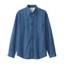 New Muji Chemise en denim pour homme