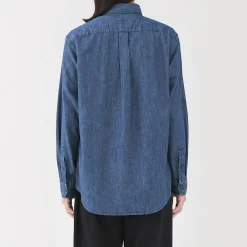 New Muji Chemise en denim pour homme