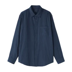 Best Muji Chemise en double gaze en mélange de kapok pour homme