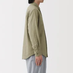 Best Muji Chemise en double gaze en mélange de kapok pour homme