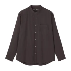 Outlet Muji Chemise en flanelle col officier pour homme
