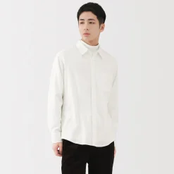 New Muji Chemise en flanelle pour homme