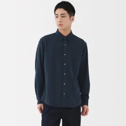 New Muji Chemise en flanelle pour homme