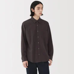 New Muji Chemise en flanelle pour homme