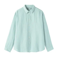 Best Muji Chemise en lin lavé pour femme
