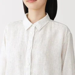 Best Muji Chemise en lin lavé pour femme