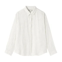 Best Muji Chemise en lin lavé pour femme