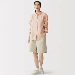 Best Muji Chemise en lin lavé pour femme