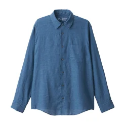 Outlet Muji Chemise en lin lavé pour homme