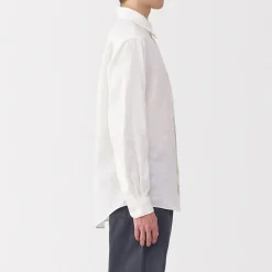 Outlet Muji Chemise en lin lavé pour homme