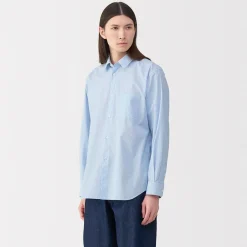 Discount Muji Chemise en popeline de coton pour homme