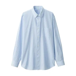 Discount Muji Chemise en popeline de coton pour homme